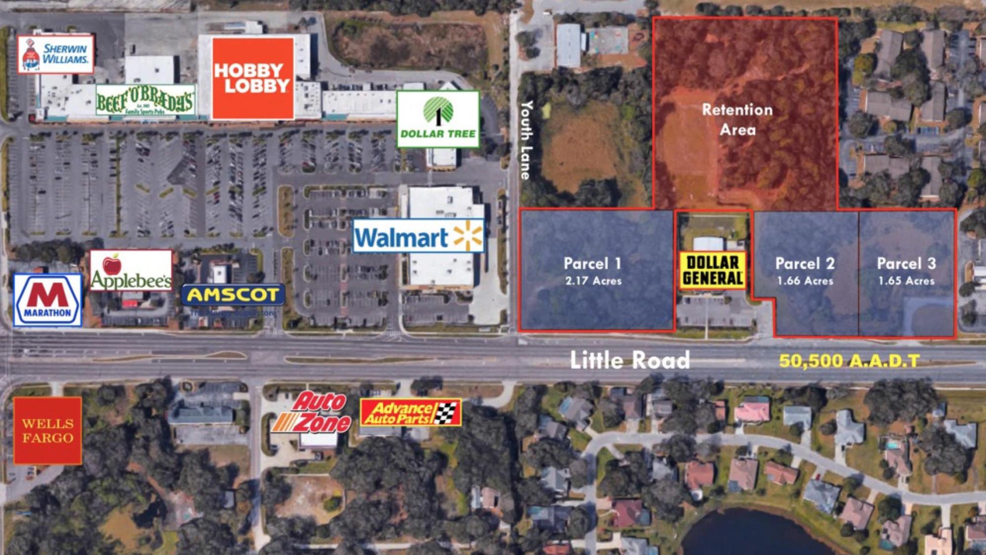 2.17 ac Commercial Outparcels Little Rd.