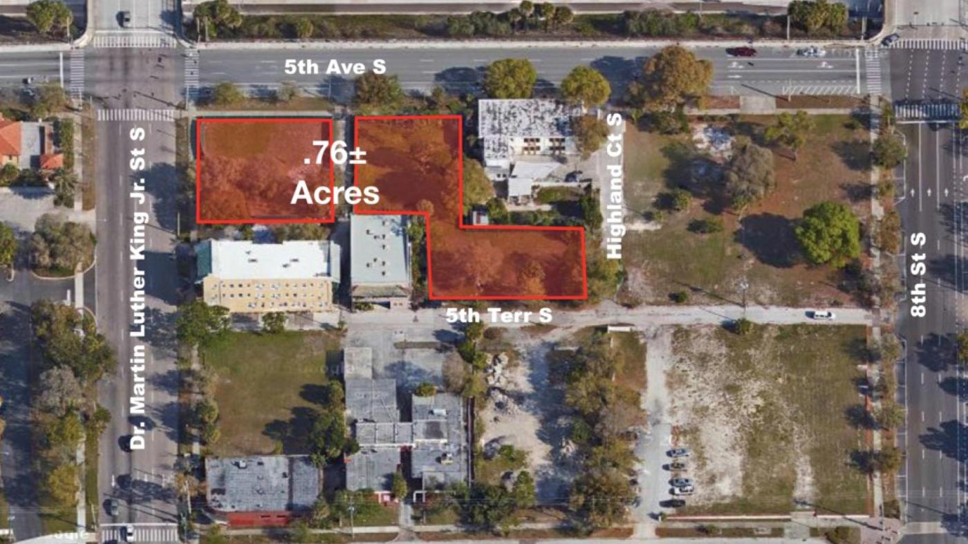 .76+- ac in the Innovation District St. Pete