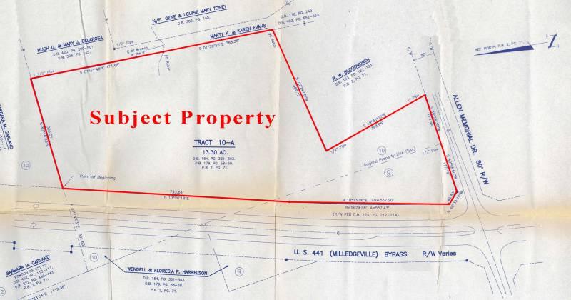 13.3 Acres - Hwy 441 Bypass