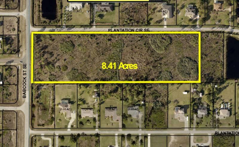 8.41 Acres in Palm Bay Fl