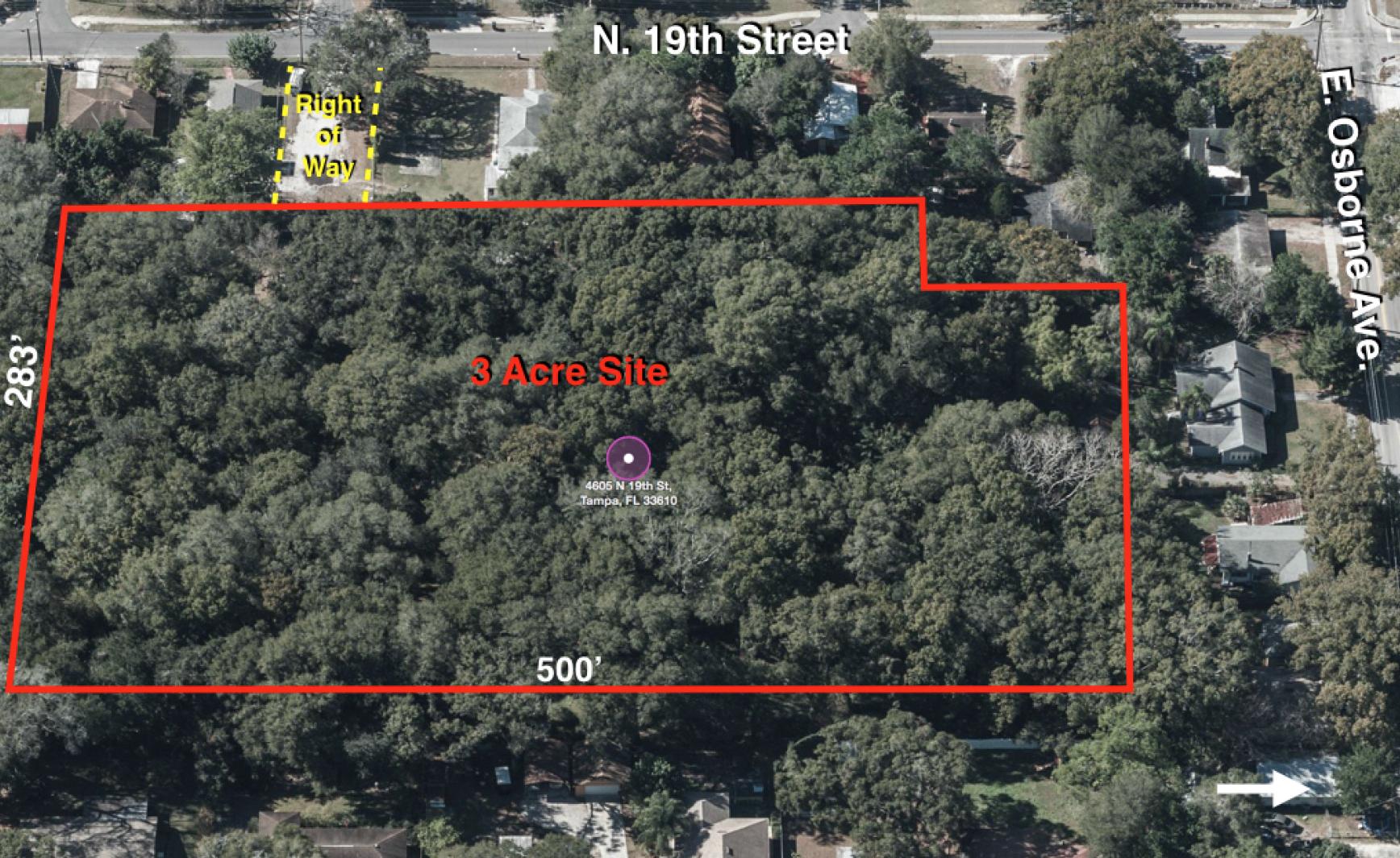 3+- ac Residential in City Limits of Tampa