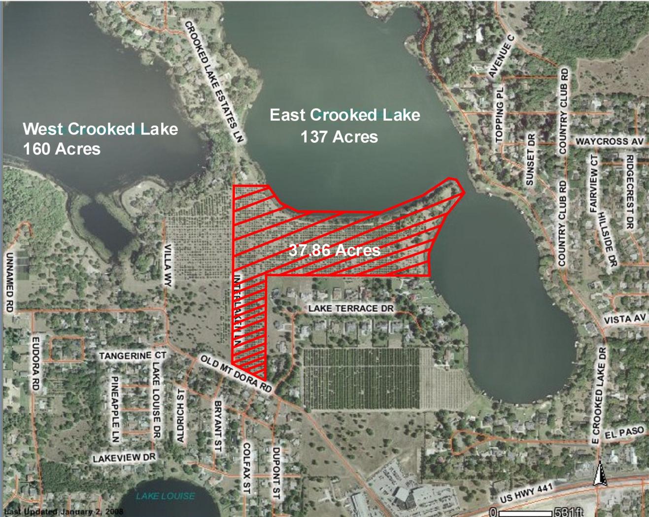 37.86+/- Ac on Spring-Fed East Crooked Lake
