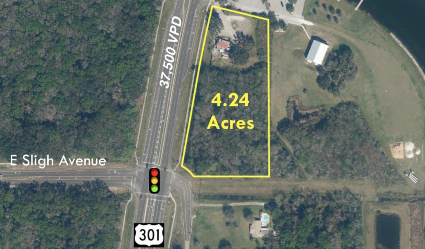 4.24+- ac NE Corner of Sligh and 301
