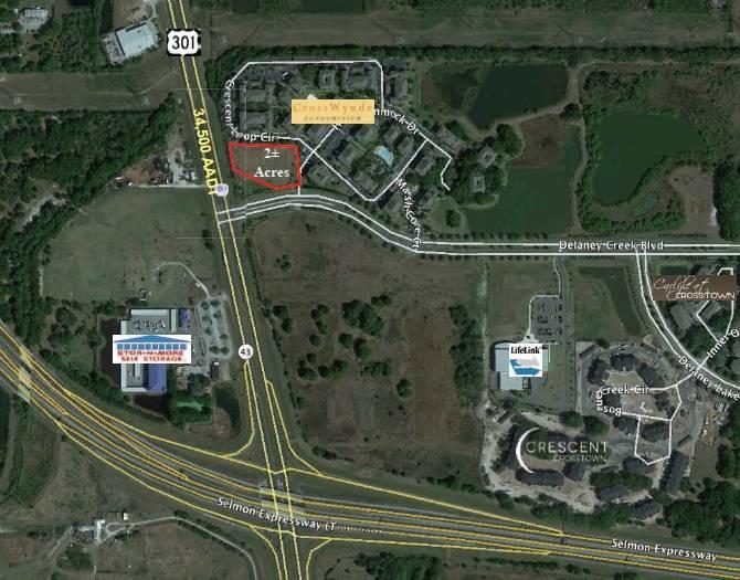 2+- Acres Vacant Commercial on Delaney Creek