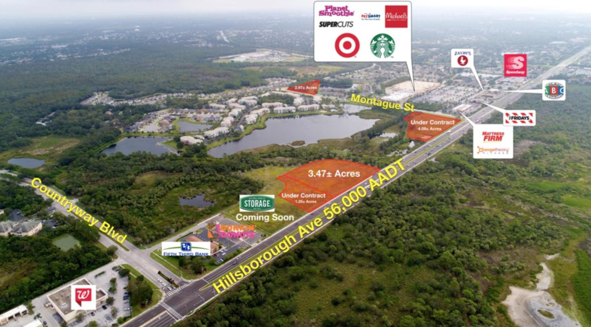 3.47+- acres Vacant Commercial at Bayport