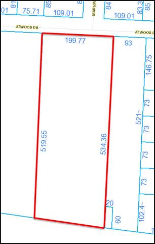 2.4 Acres-Near Davis & Olive-Zoned COM