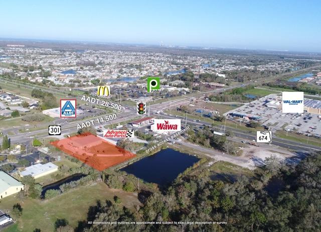 1.33+- ac w/5400 SF Building