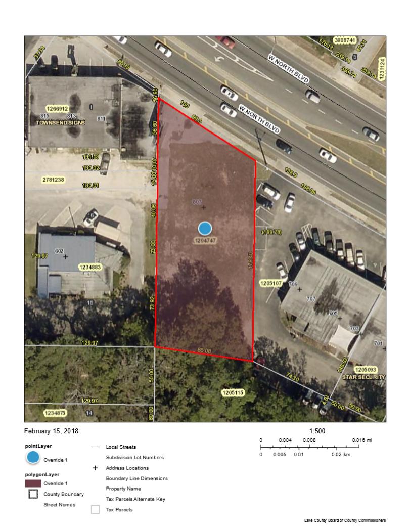 807 W North Blvd; Leesburg, FL 34748 Lot