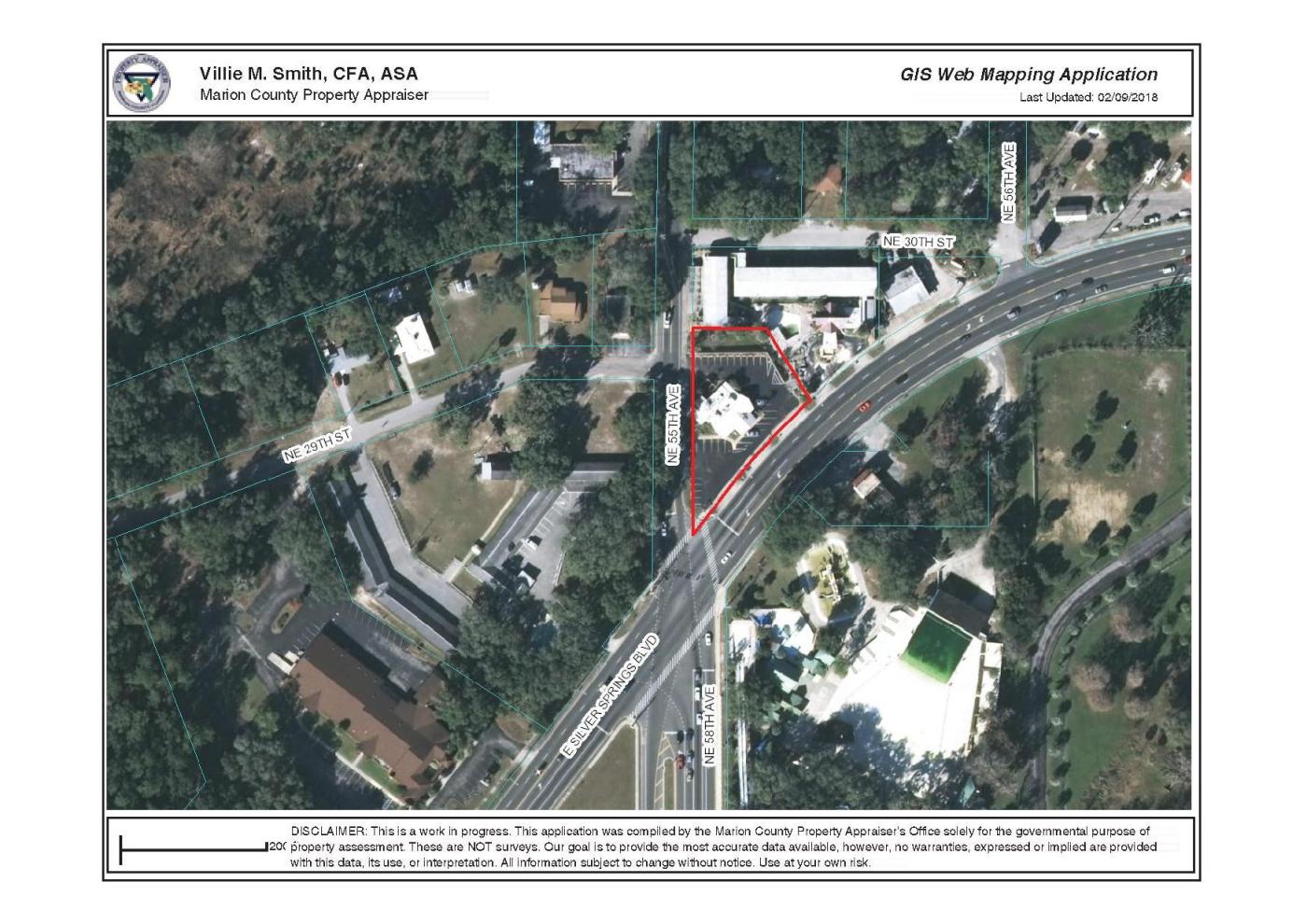 Busy Ocala Redevelopment Signalized Corner
