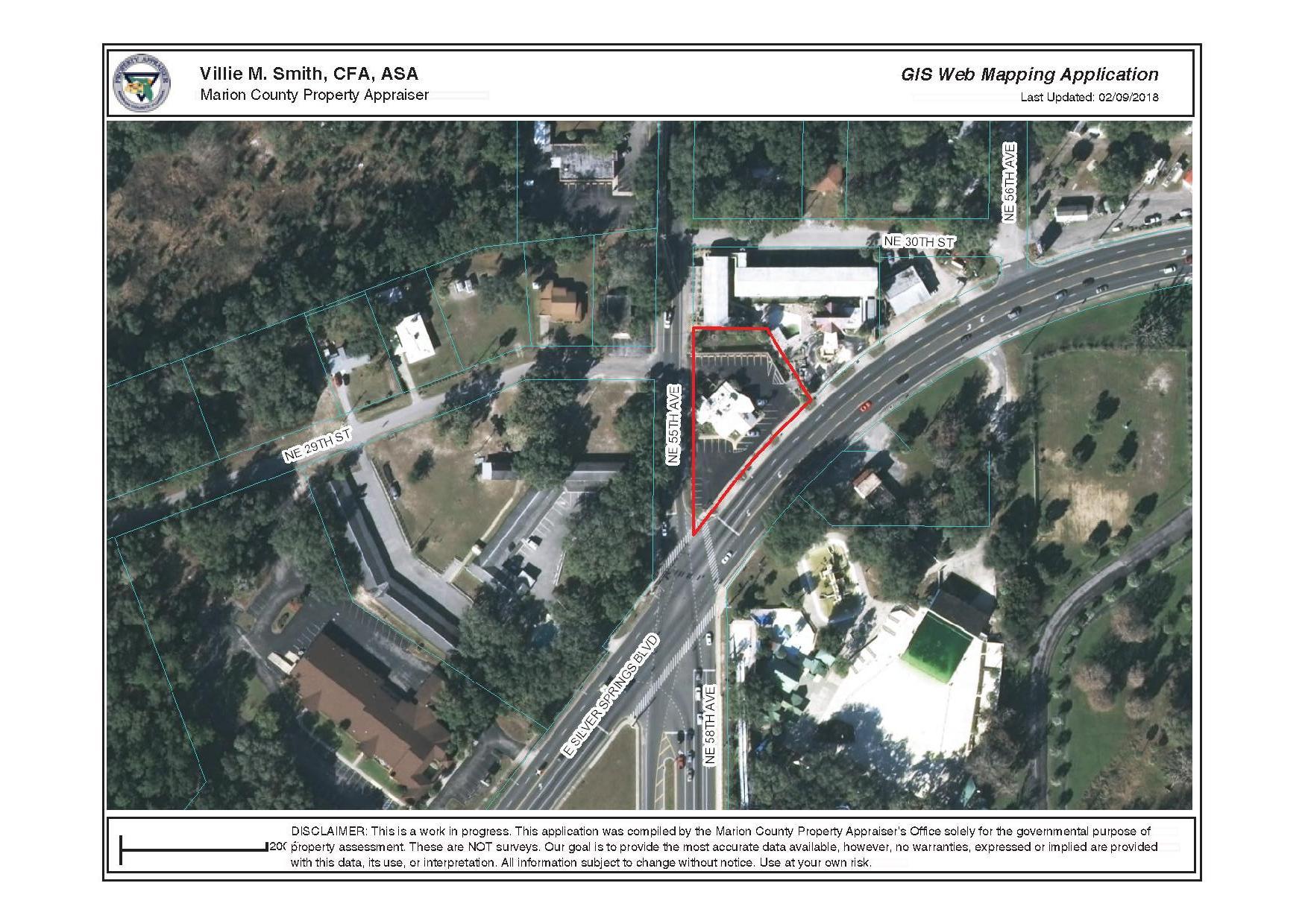 Busy Ocala Redevelopment Signalized Corner