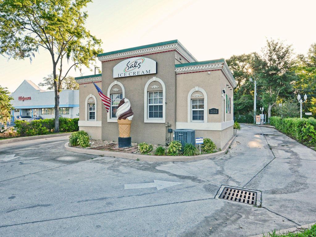 Retail building with "Drive Thru"