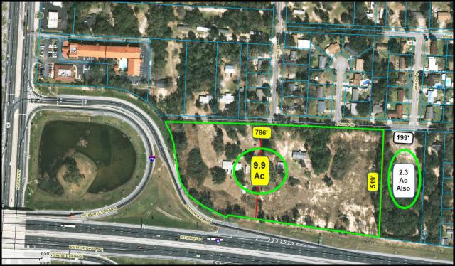9.9 Acres Near Davis and Olive