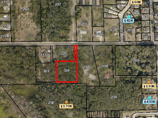 2 acre parcel on Tropic Street Titusville