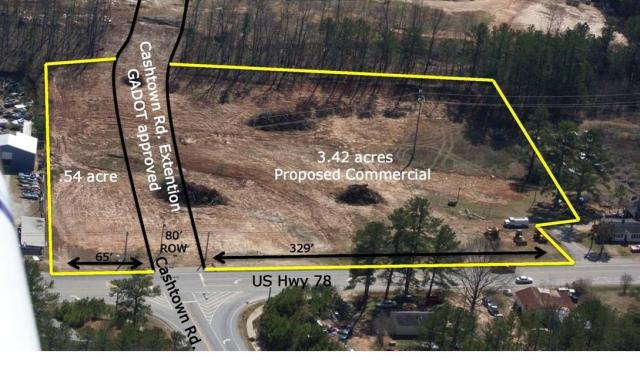 3.42 ac Signalized Corner For Sale