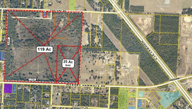 119 Acres-$11k PA-Hickory Hammock Rd