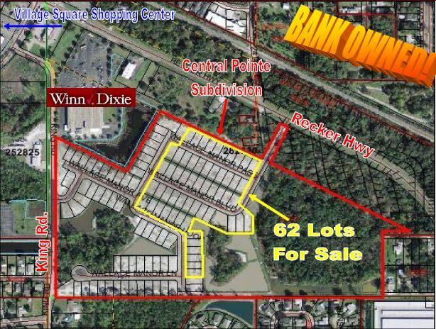 Bank Owned 62 Res. Lots Fully Developed