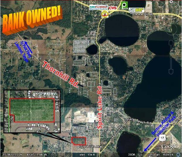 Bank Owned 18.8 Acre Investment Opportunity