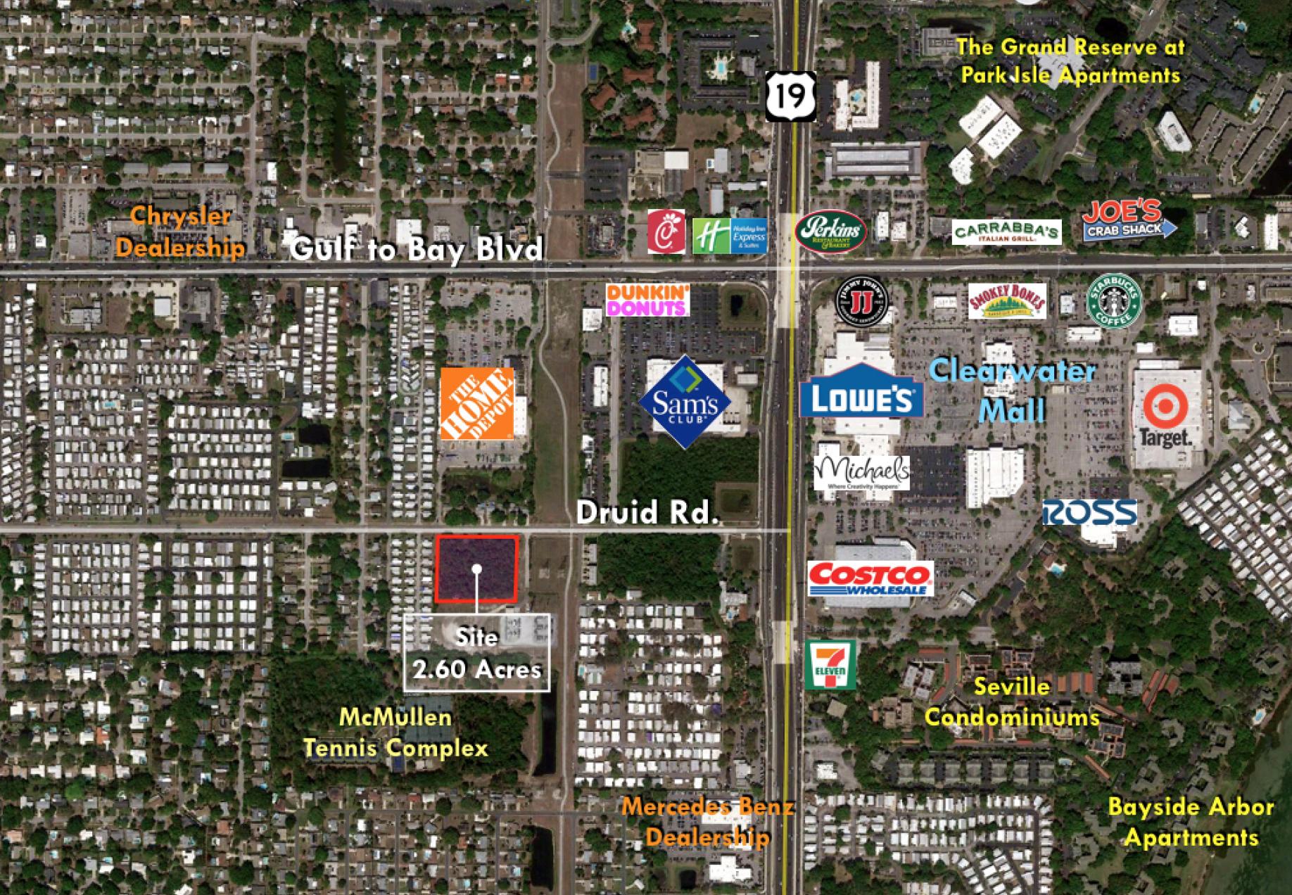 2.62+- ac Residential Site in Clearwater