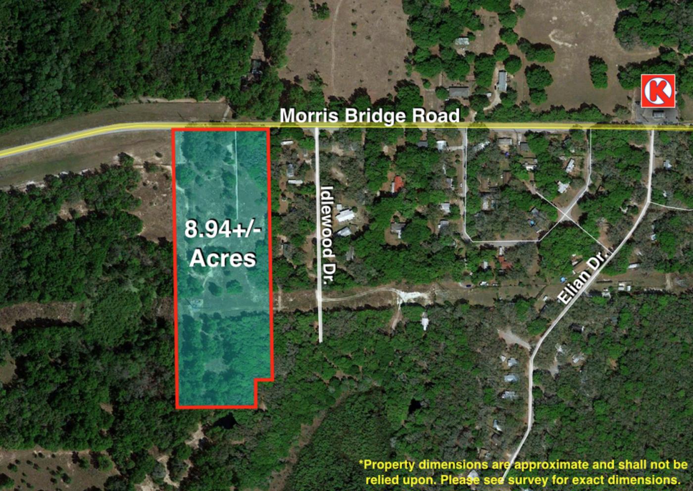8.94+- for Residential Dev Morris Bridge Rd