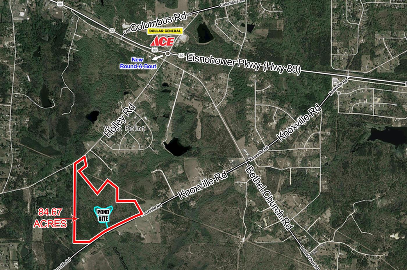 84.67 Acres in Lizella, GA