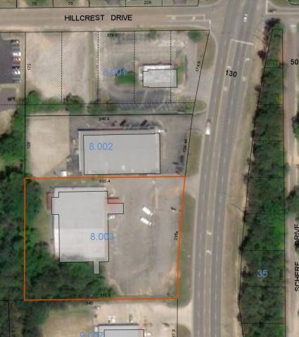 15,000 sf Bldg  on MLK Bypass