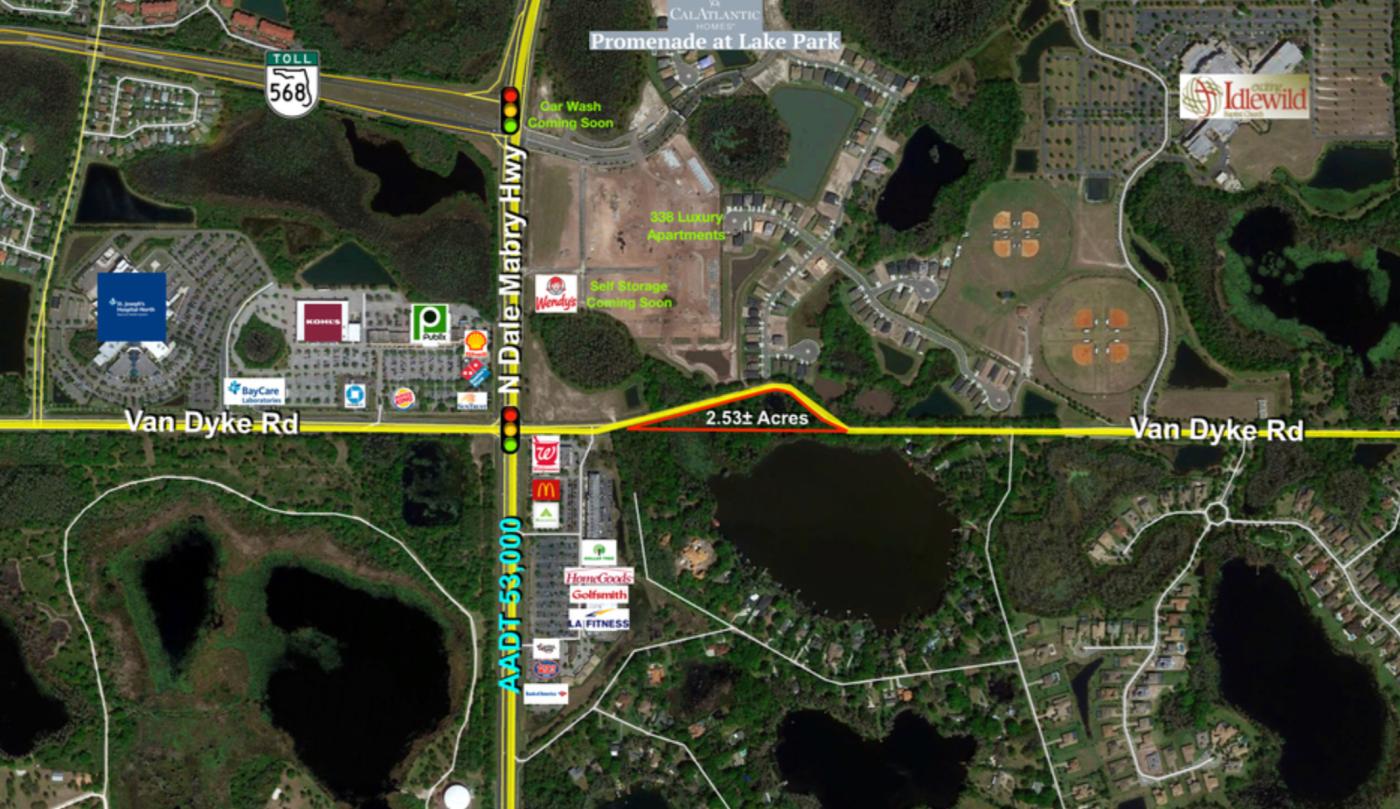 2.53+- ac for 1 Homesite Van Dyke/Dale Mabry