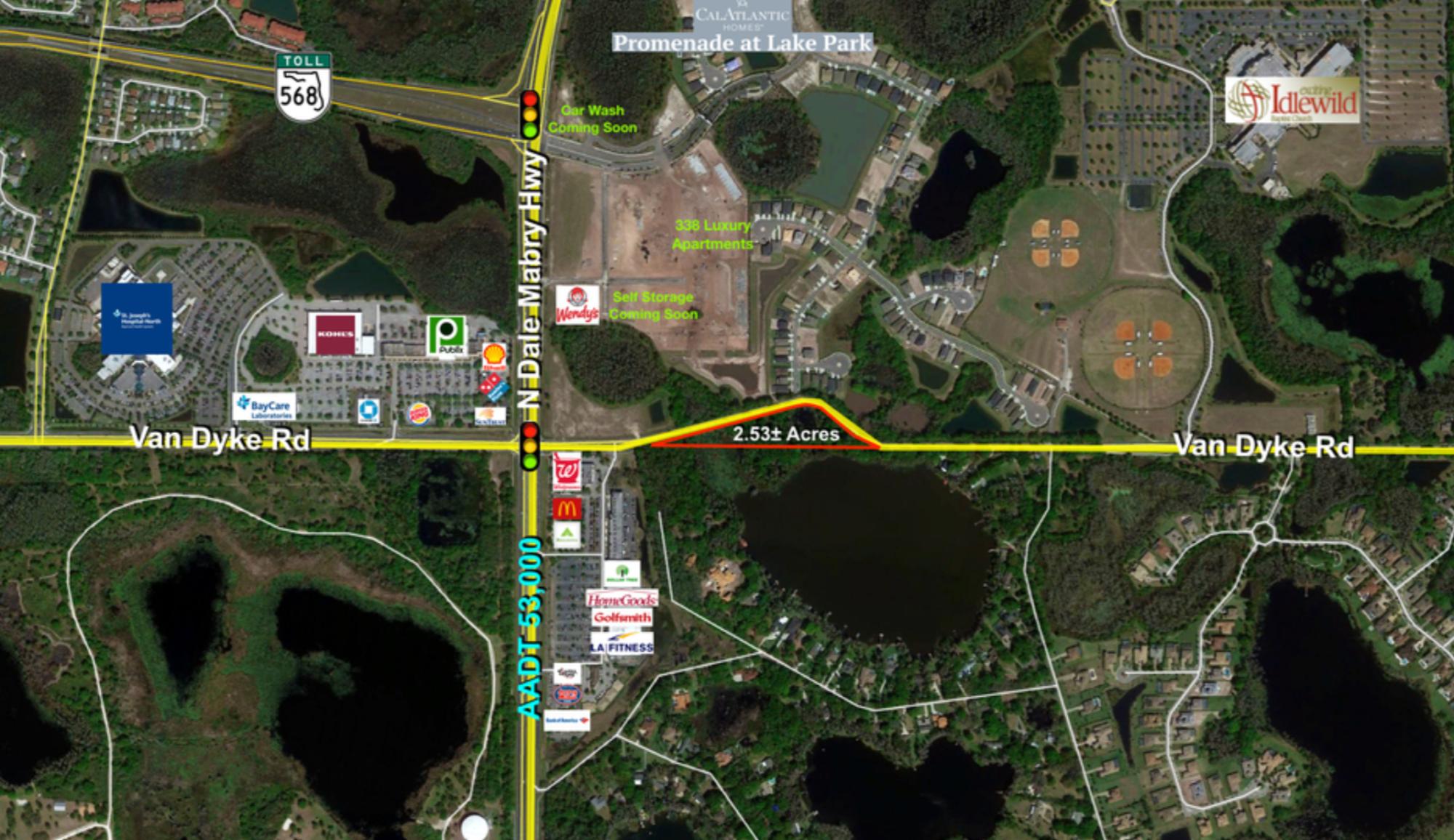 2.53+- ac for 1 Homesite Van Dyke/Dale Mabry