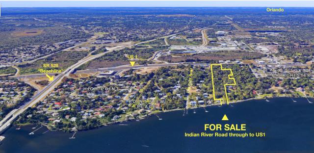10.48 Acres US1 & SR 528 (Orlando/Port)!