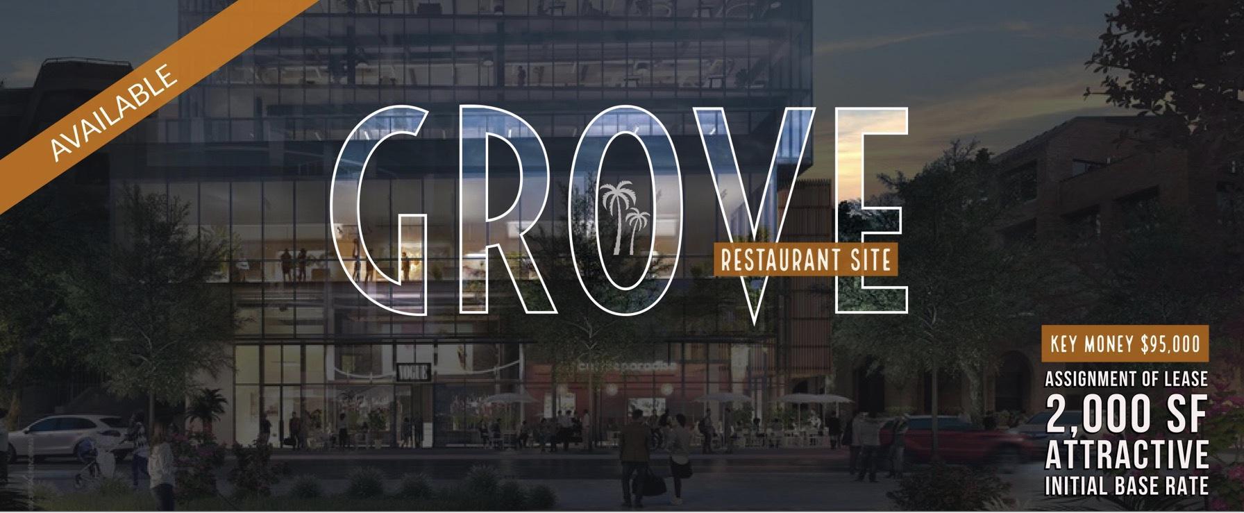 Grove Restaurant Site - Lease Assignment