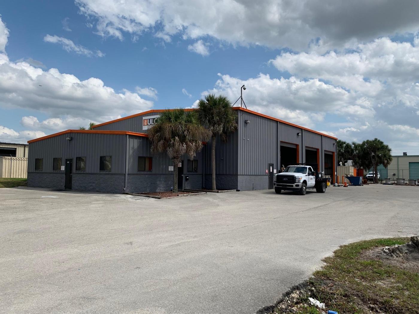 Service Facility with Fenced Yard Area