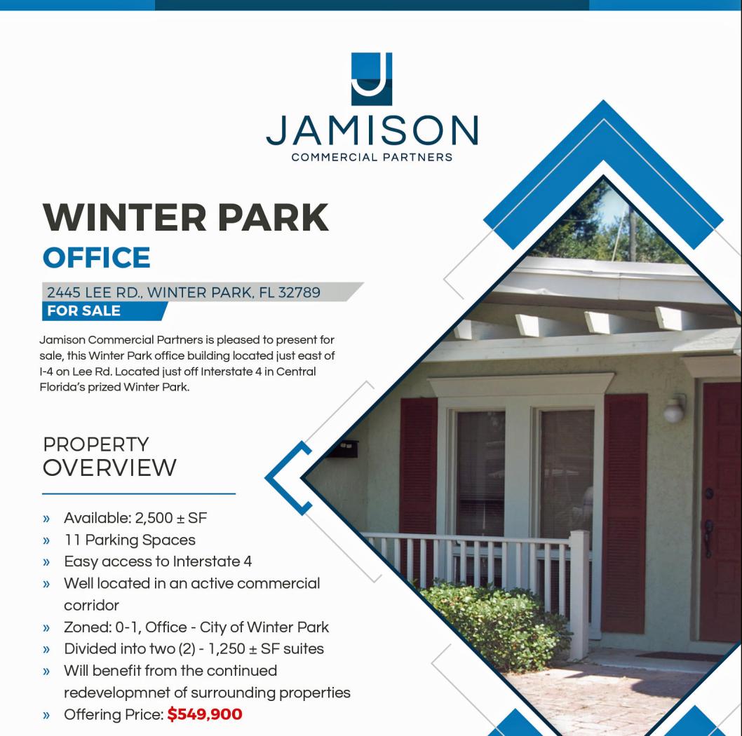 Winter Park Office for Sale