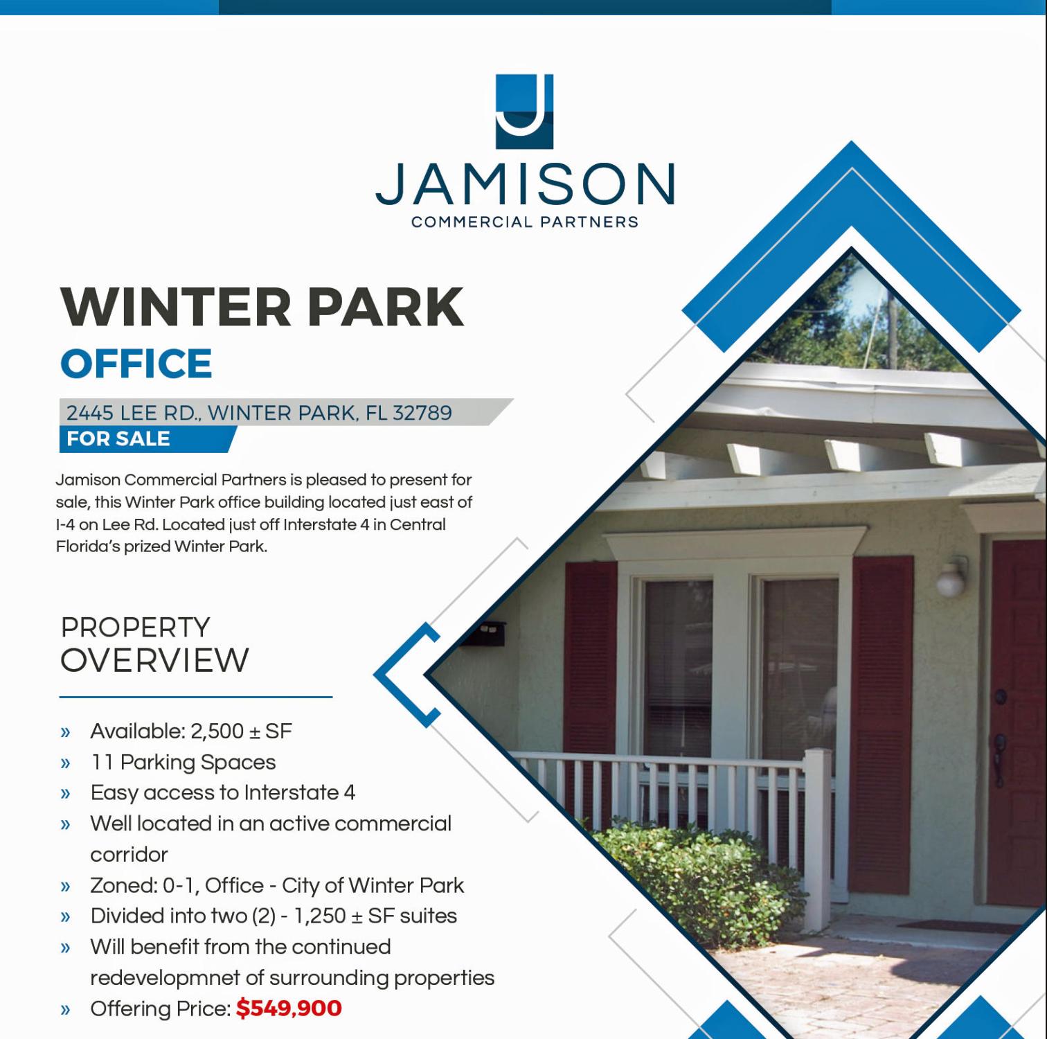 Winter Park Office for Sale