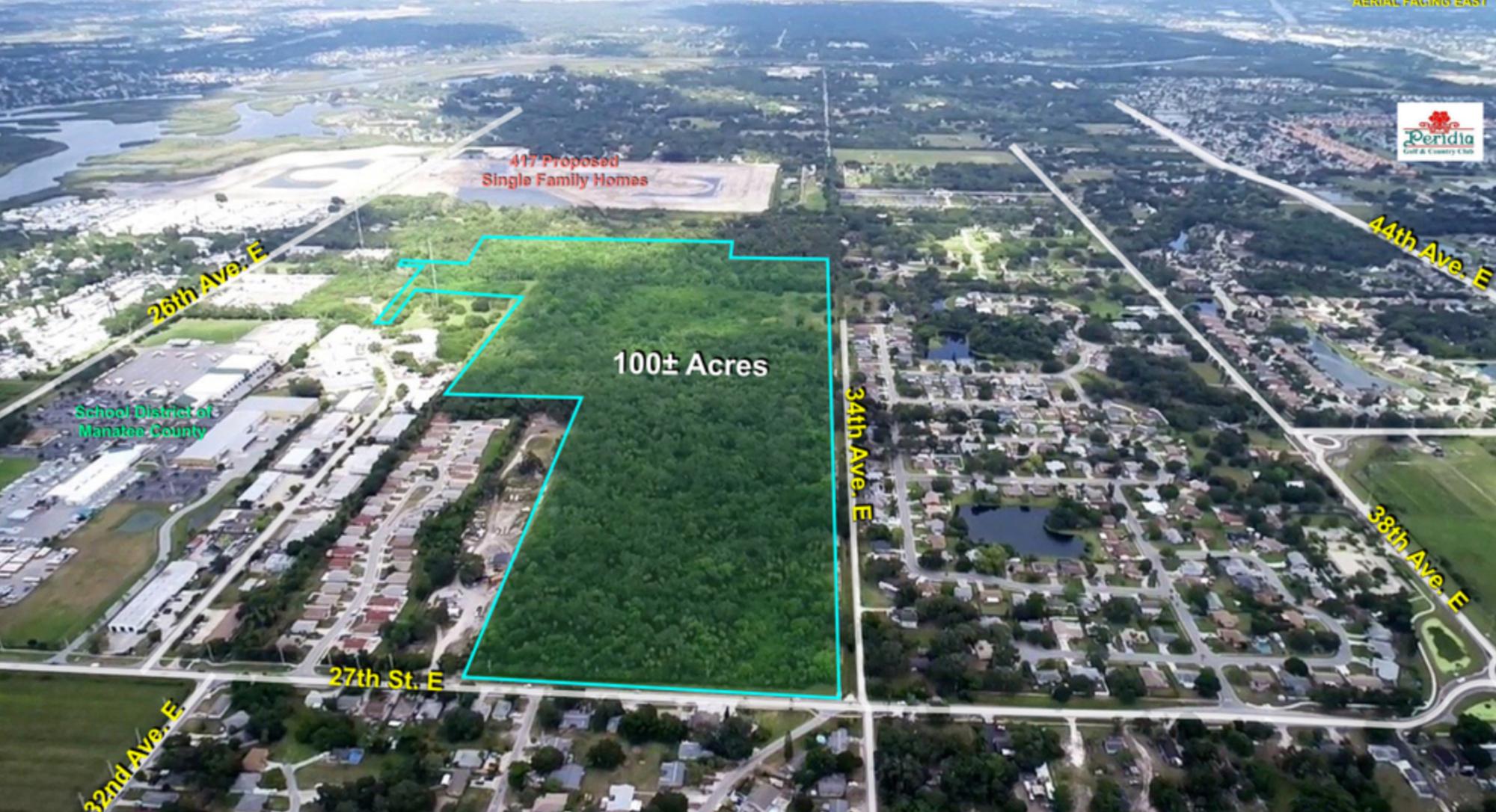 100+- ac for 164 SF and 120 TH in Bradenton