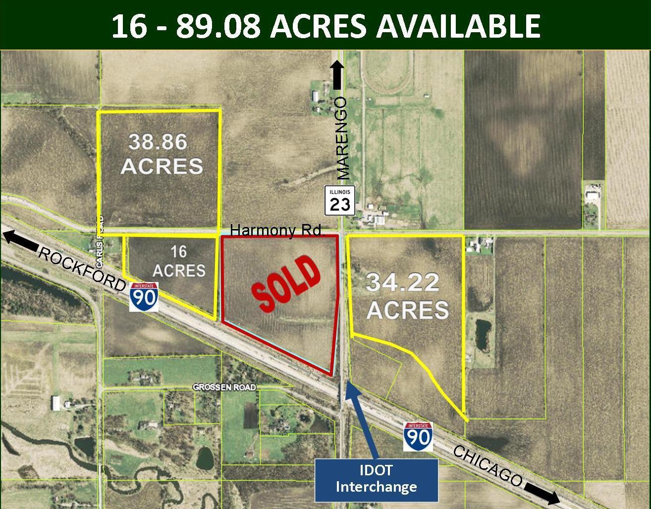 16 to 89.08 Acres in Marengo