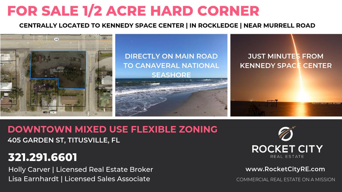 1/2 Acre on Hard Corner - Titusville