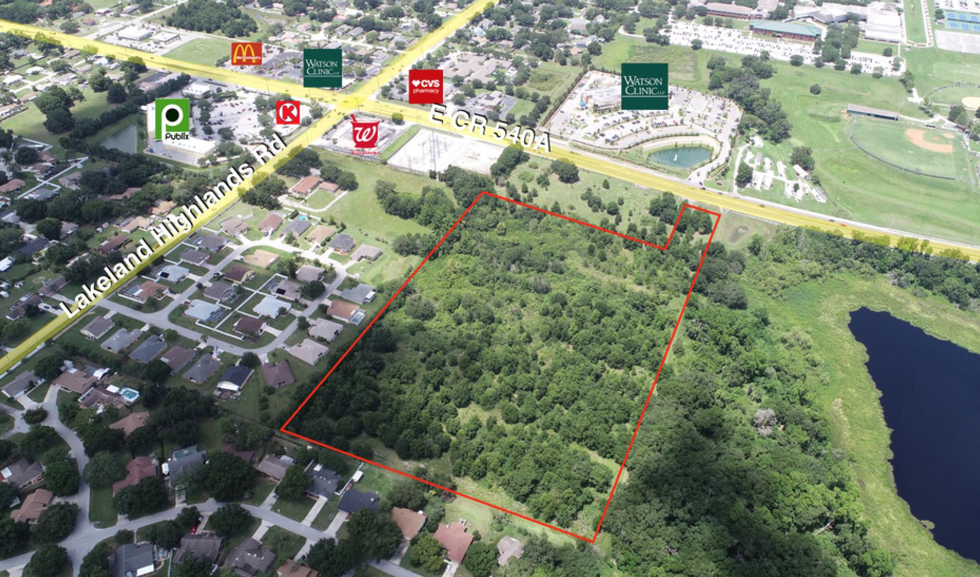 15.73+- ac for School or Res Dev in Lakeland