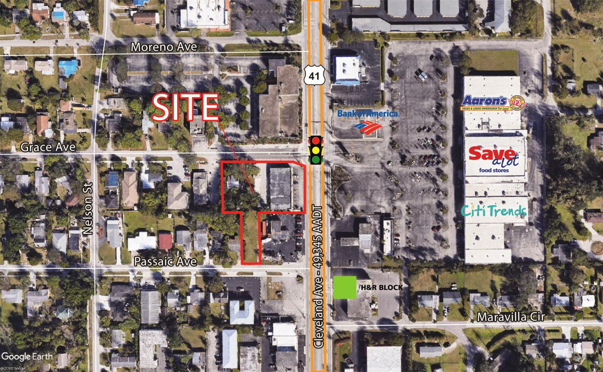 Retail Center on US 41 for Sale