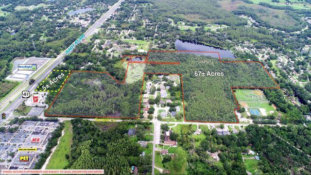 67+- ac Residential Land on US Hwy 41