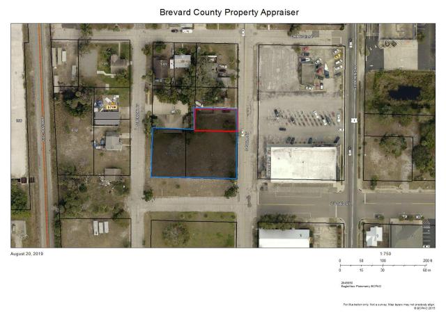 3 Vacant Lots Downtown Titusville/Broad St