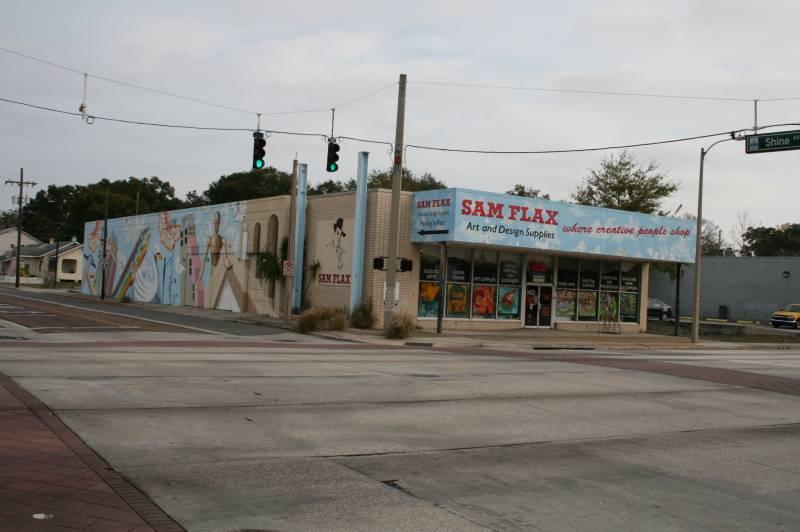 Former Sam Flax Art Supply Store