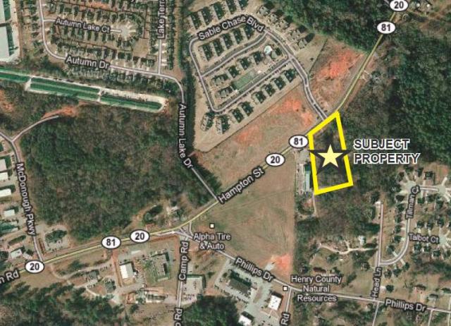 1.6 Ac Commercial site in McDonough