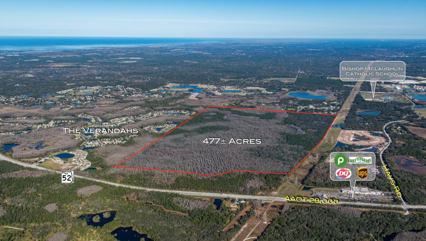 265+- ac Residential on SR 52 in Pasco County