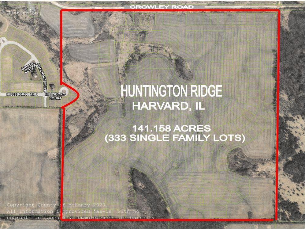 141.158 Acres Huntington Ridge Subdivision