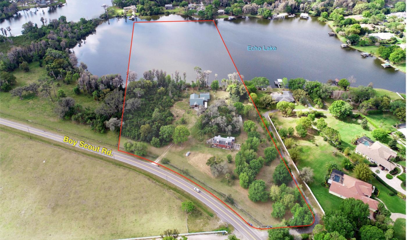 12.66 ac Lakefront w/ 1890's Log Cabin