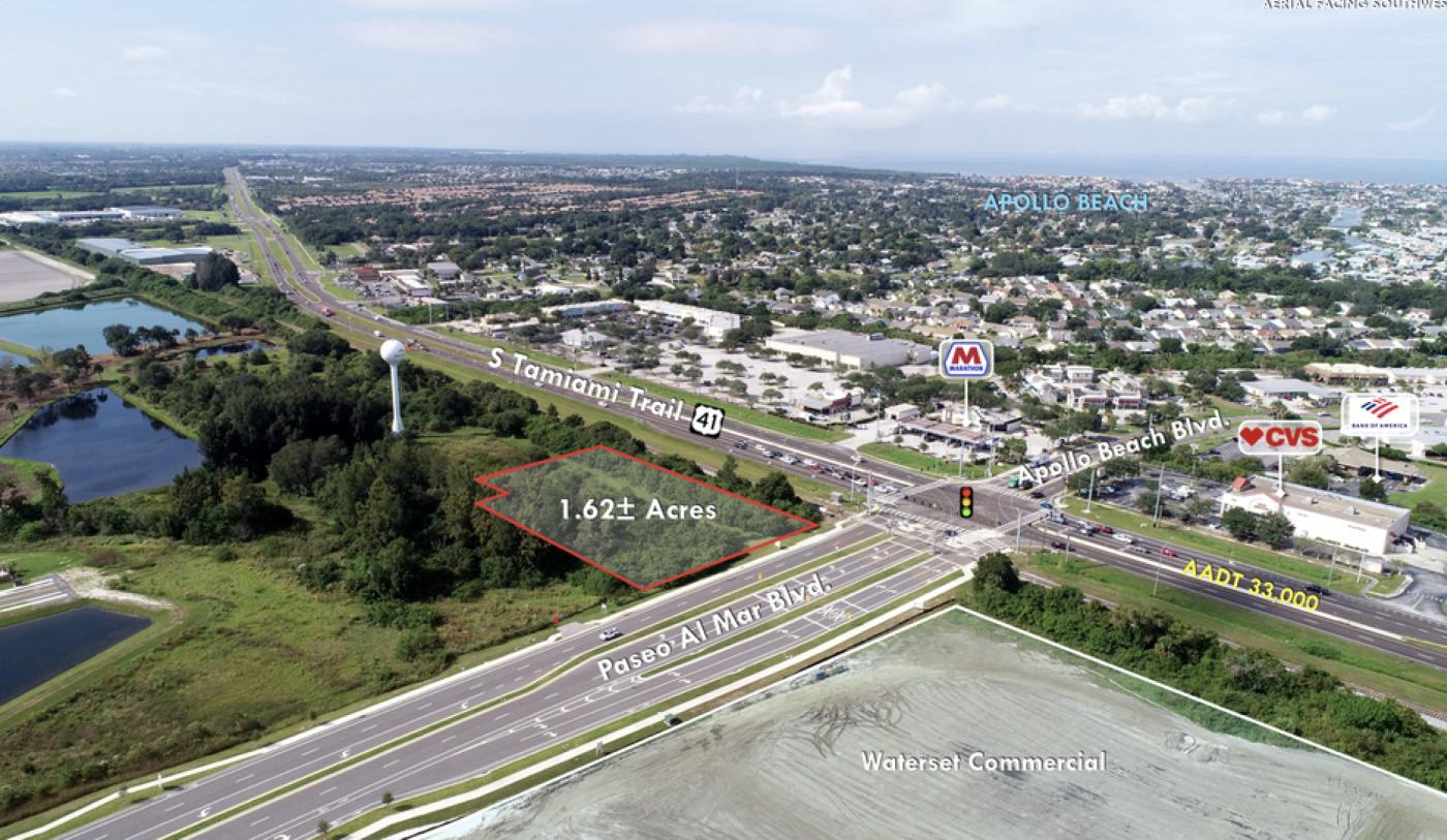 1.62+- ac Retail Corner of Apollo Beach & 41