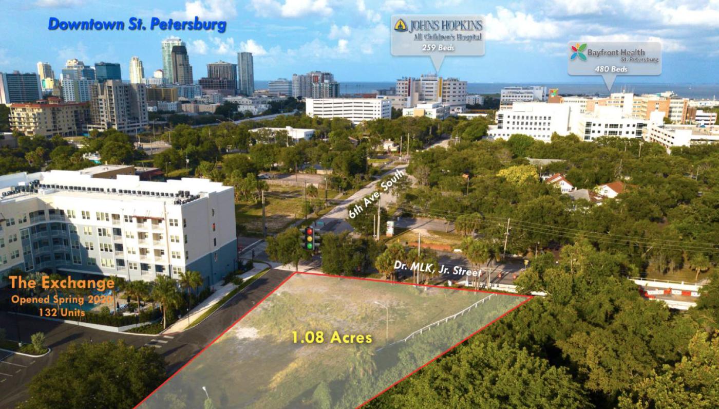 Prime 1.08 ac in an Opportunity Zone St. Pete