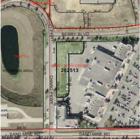 .71+- acres "Berry Town Center"
