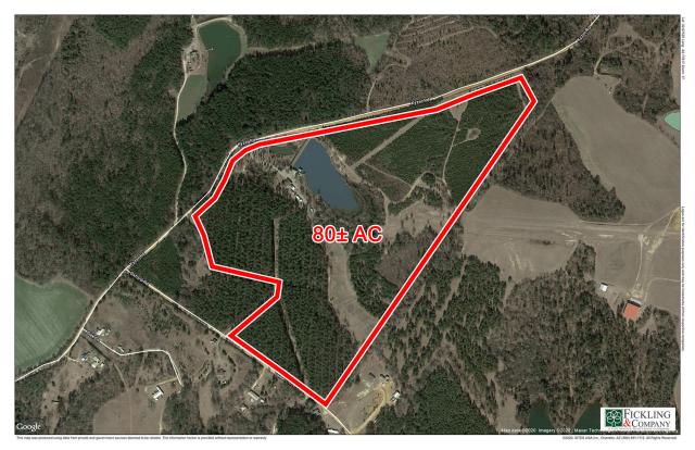 Recreation Tract 80± acres with pond