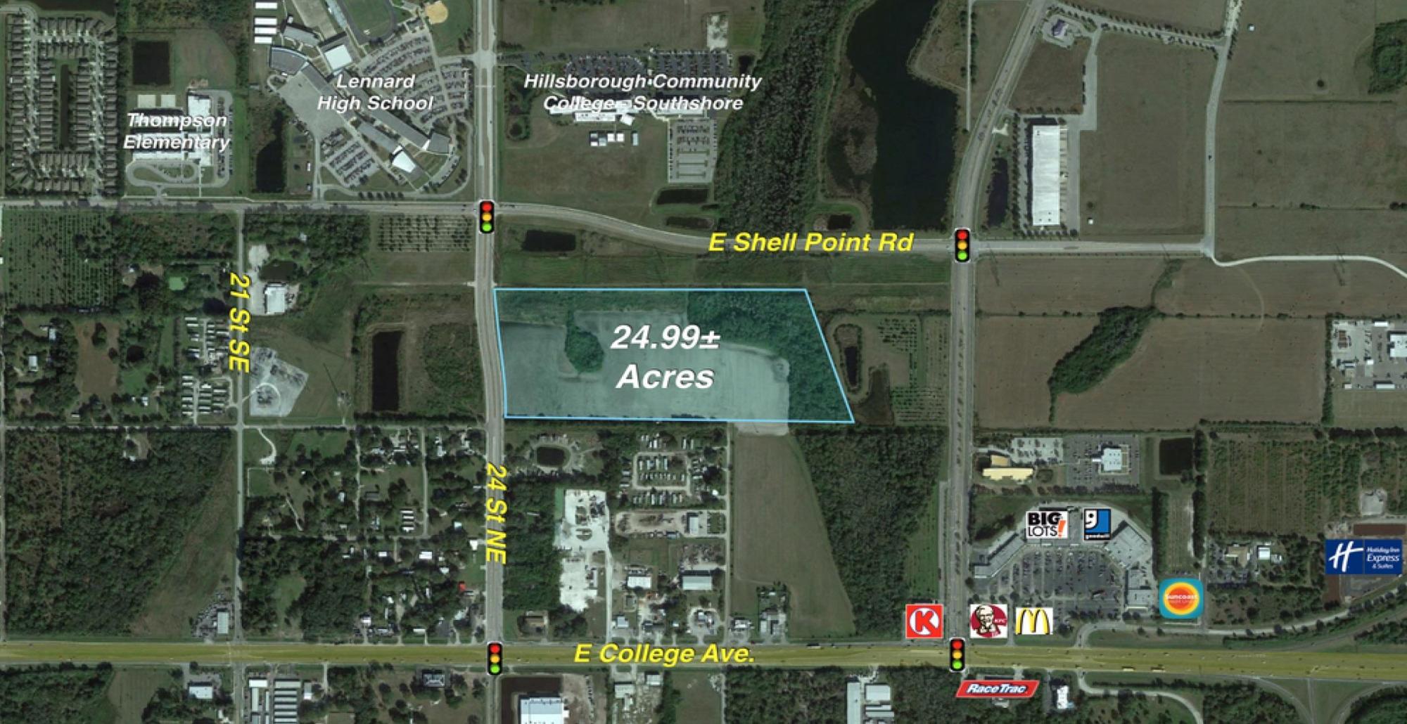 24.99 ac for Town Homes in Ruskin