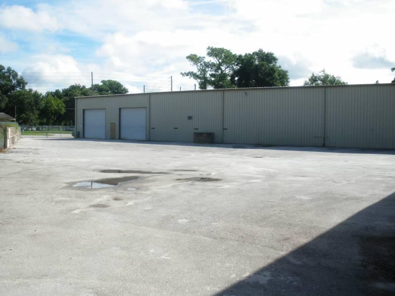 Warehouse with Fenced Yard
